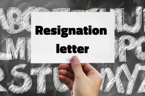 Resignation letter template