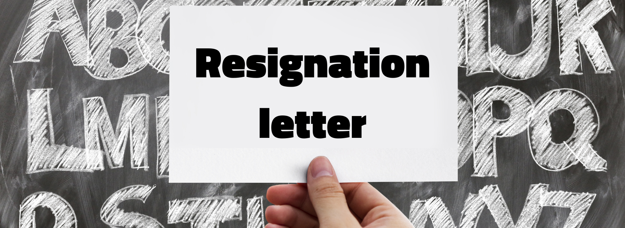 Resignation letter template - Jober.uk